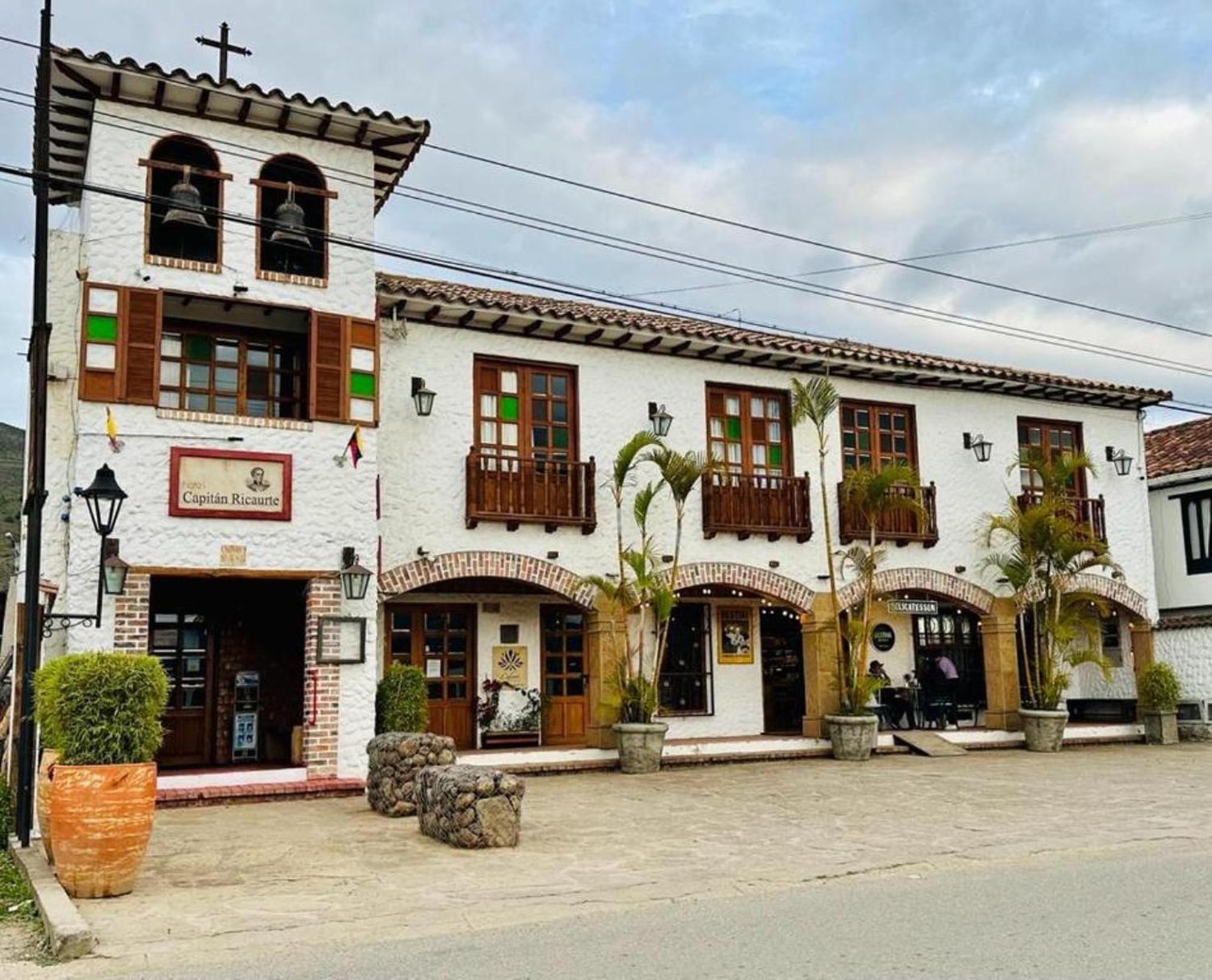 Hotel Capitan Ricaurte Villa de Leyva Kültér fotó